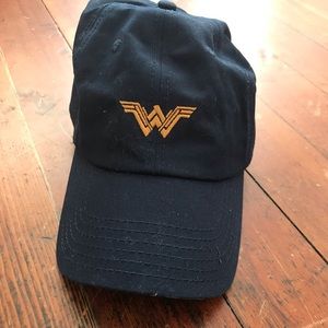 Wonder Woman navy baseball hat.